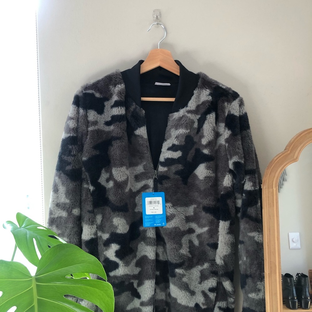 NWT Columbia Bundle Up Printed Fleece Camouflage Jacket
